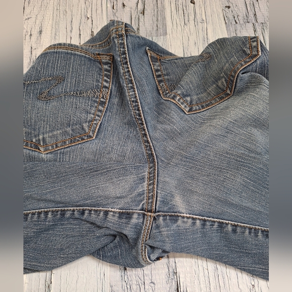 (31x32) Y2K Silver Jeans , Aiko low-rise bootcut flare , Vintage bell bottoms - Picture 10 of 16